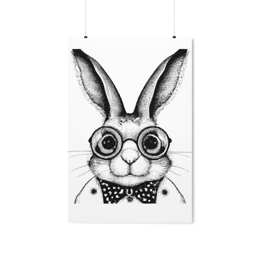 Smart Rabbit Family Premium Matte Vertical Posters