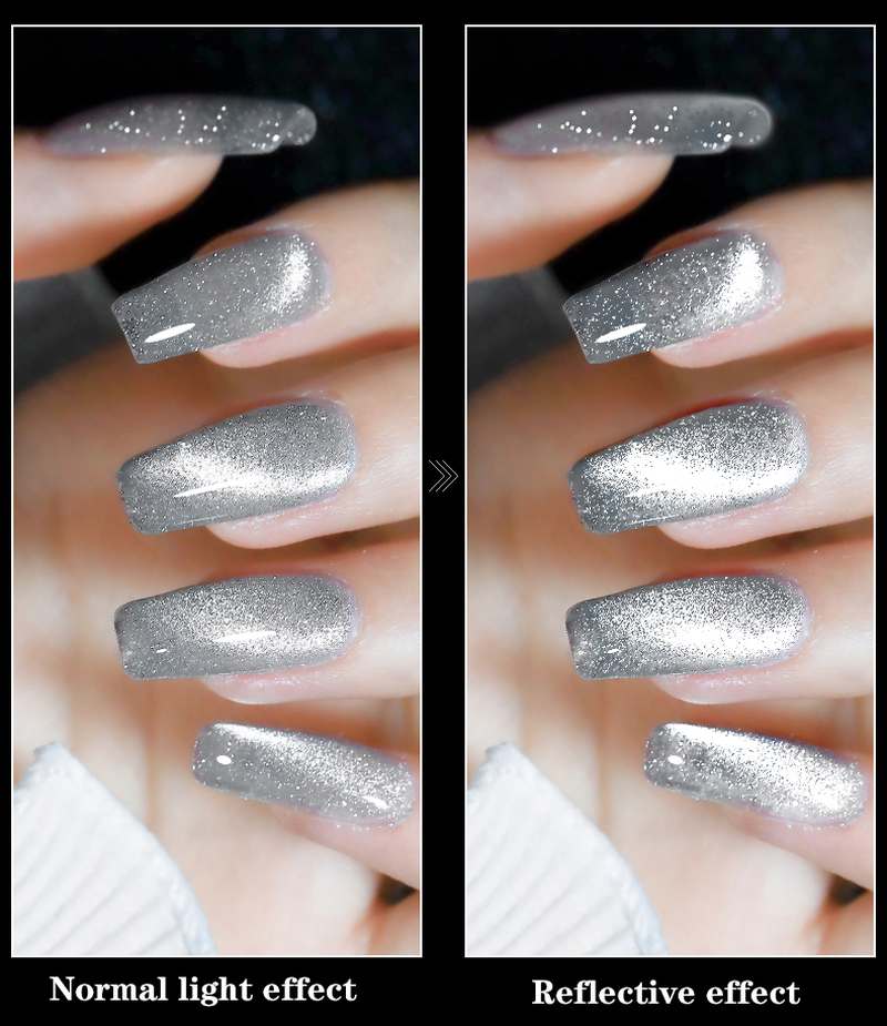 Gel Nail Polish Cat Eye Gel Semi Permanent Uv Varnish Gel Nail Art 8ML Glitter Effect off Nail Polish Gel for Nails Design