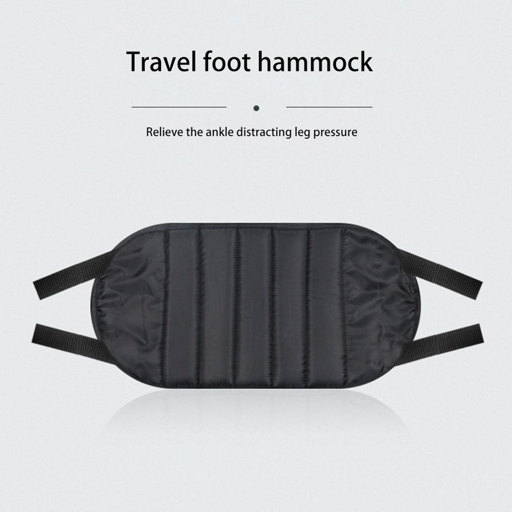 Comfy Hanger Travel Airplane Footrest Hammock Premium Memory Cotton Foot Resting Hammock for Travel Office Leg Hammock