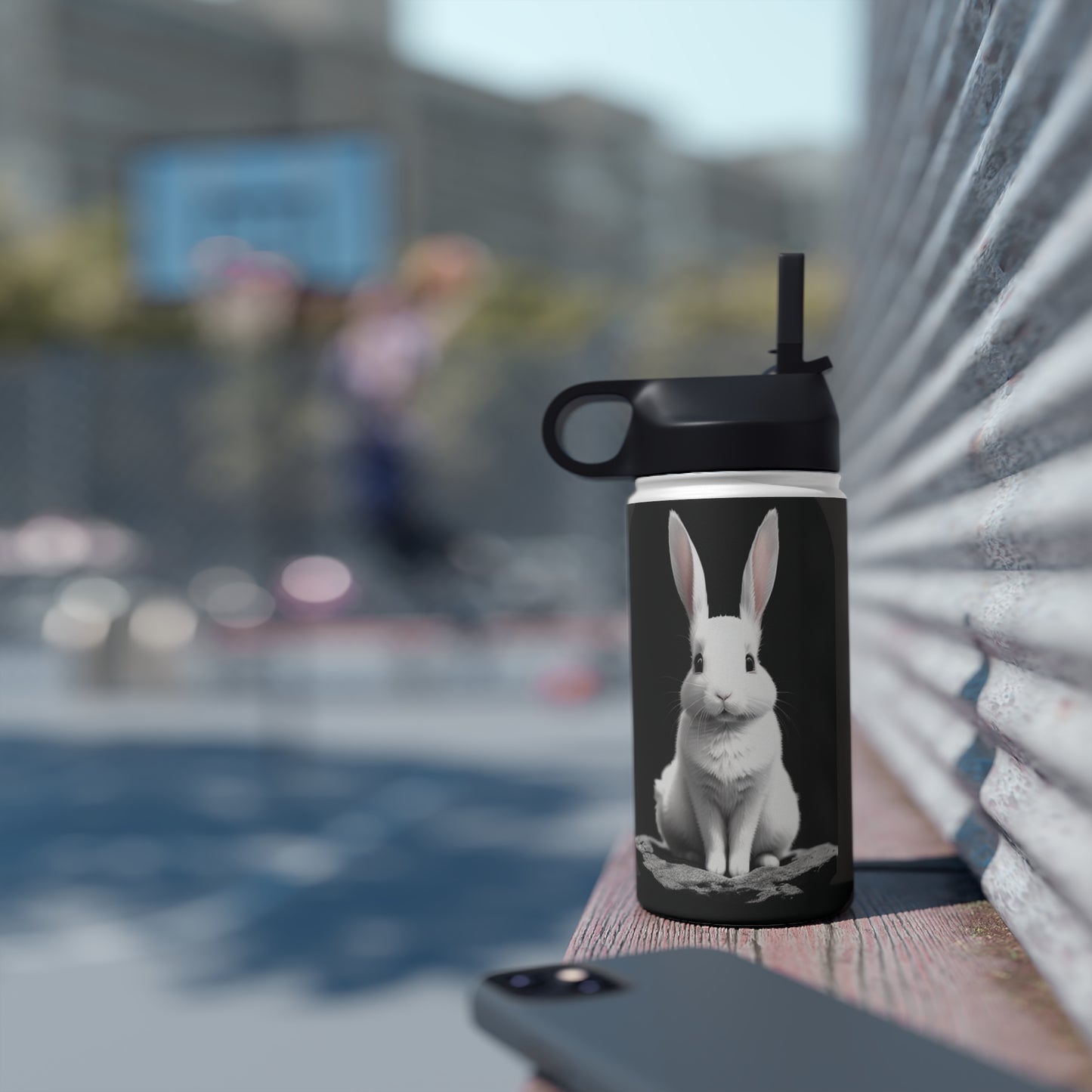 Smart Rabbit_ Stainless Steel Water Bottle, Standard Lid