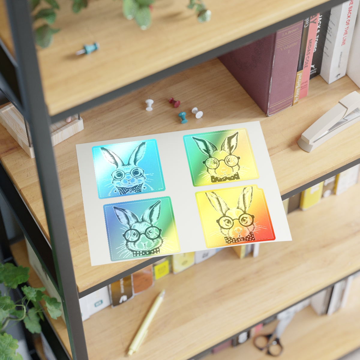 Smart Rabbit Family Sticker Sheets