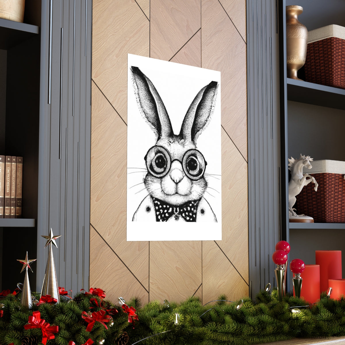 Smart Rabbit Family Premium Matte Vertical Posters