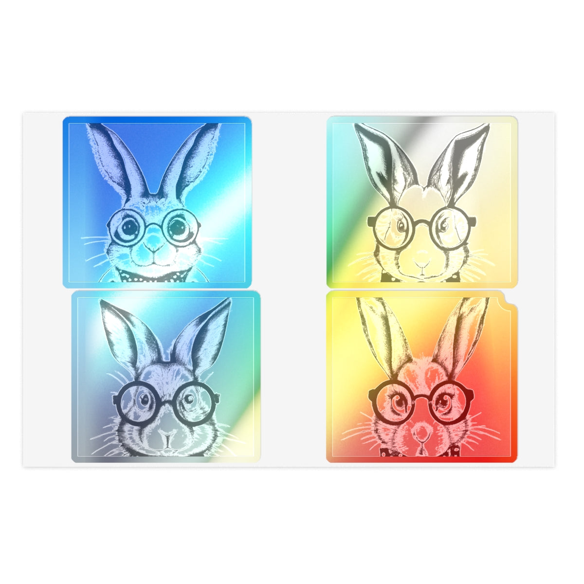 Smart Rabbit Family Sticker Sheets