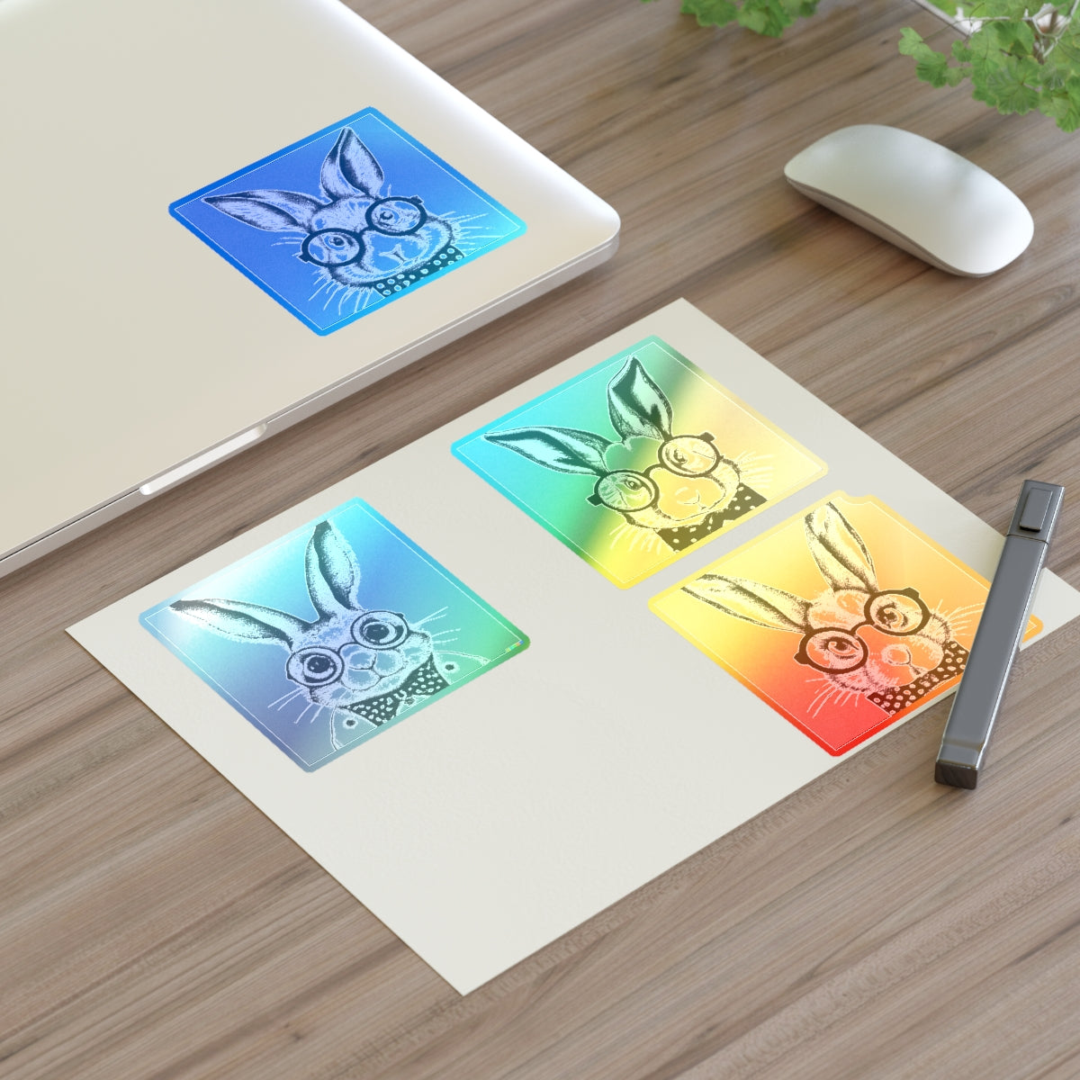 Smart Rabbit Family Sticker Sheets