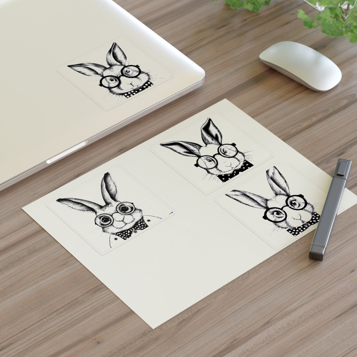 Smart Rabbit Family Sticker Sheets