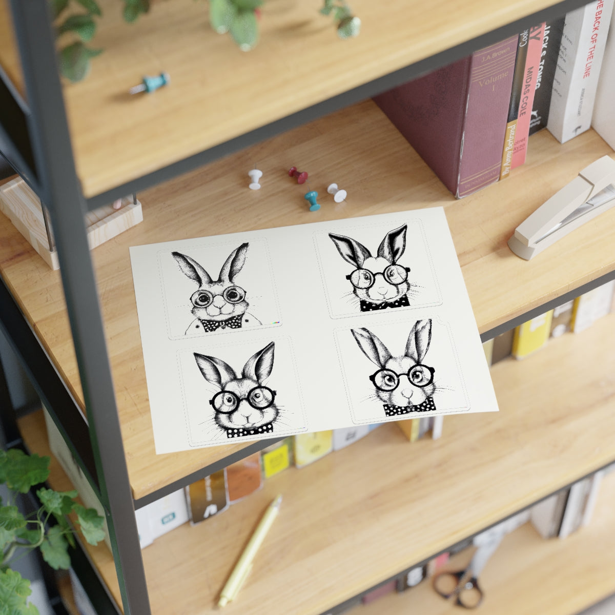 Smart Rabbit Family Sticker Sheets