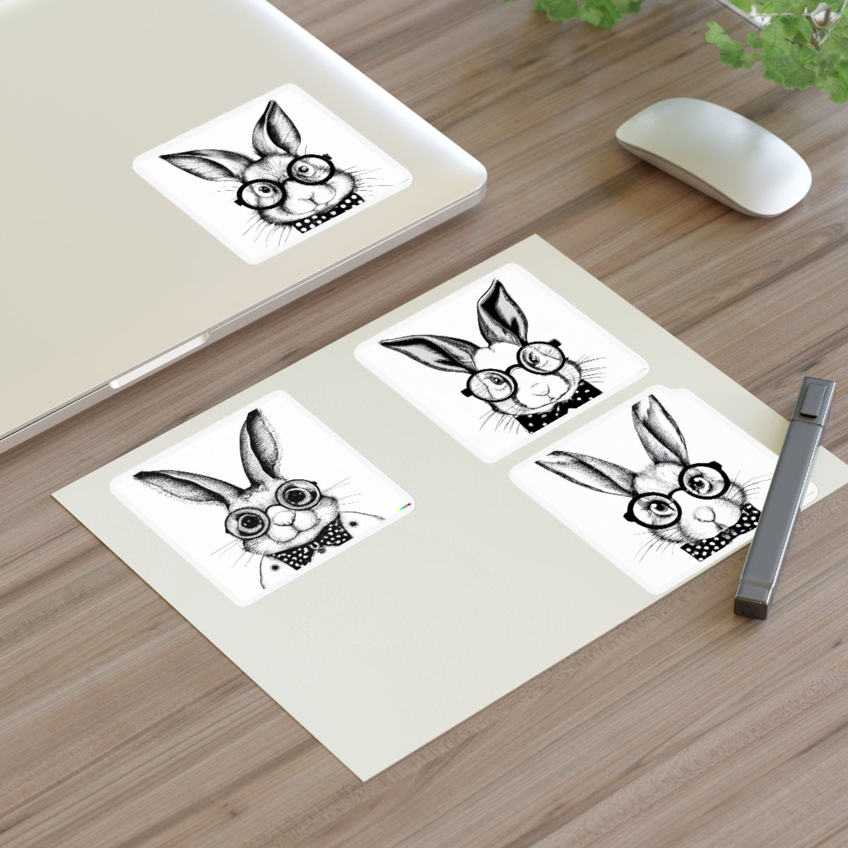 Smart Rabbit Family Sticker Sheets