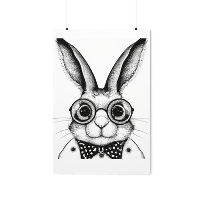 Smart Rabbit Family Premium Matte Vertical Posters