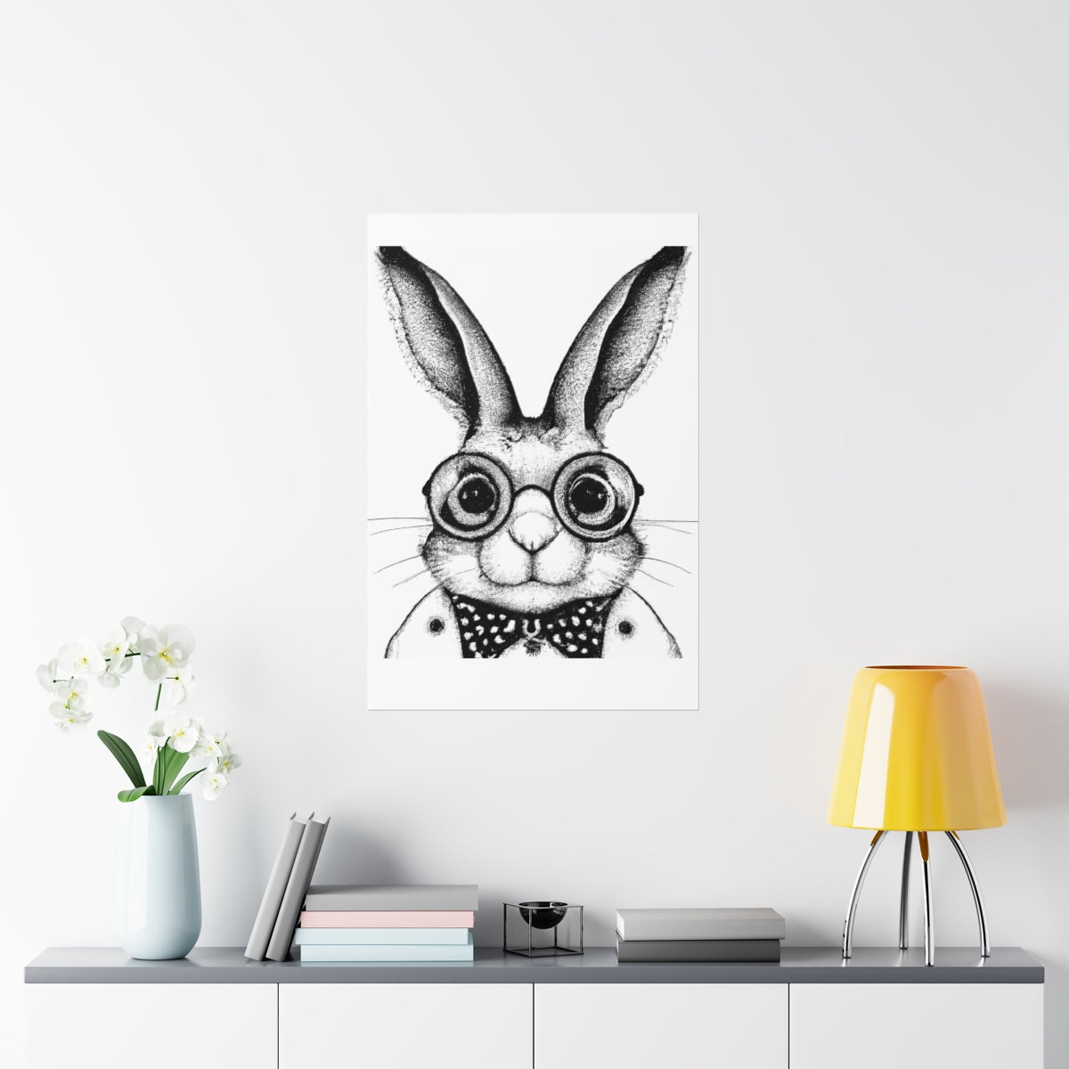 Smart Rabbit Family Premium Matte Vertical Posters