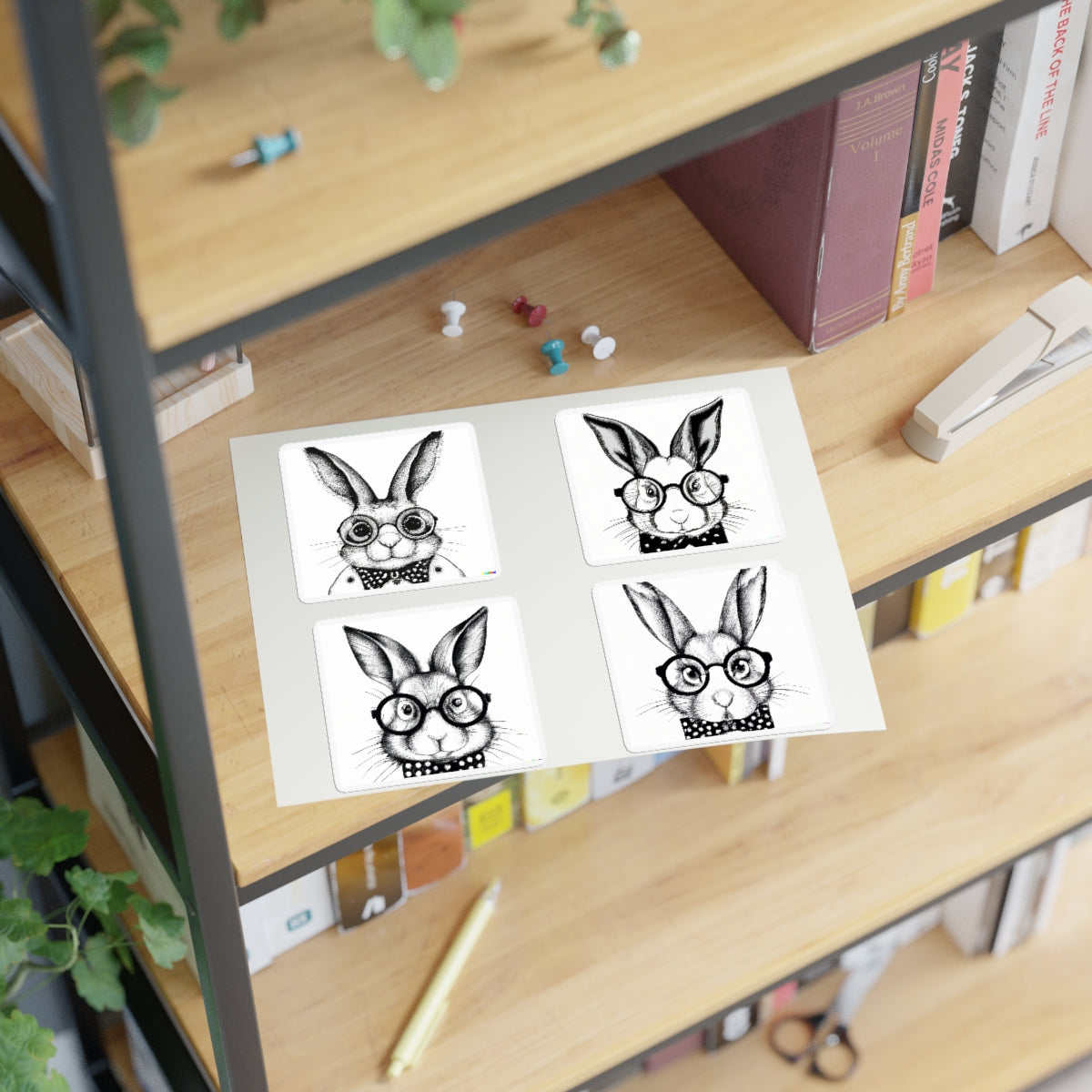 Smart Rabbit Family Sticker Sheets