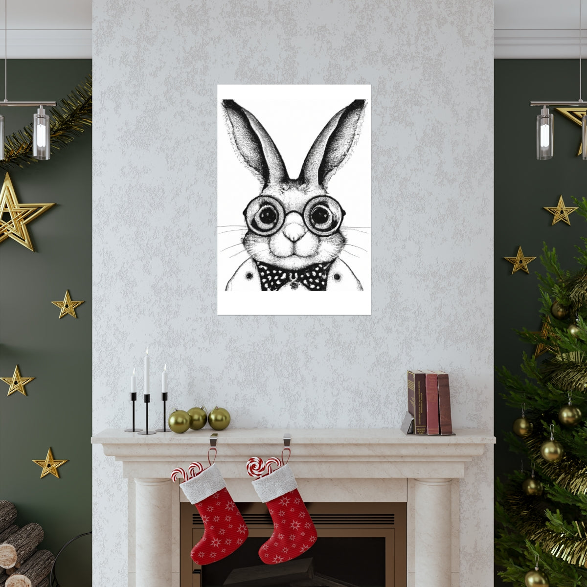 Smart Rabbit Family Premium Matte Vertical Posters