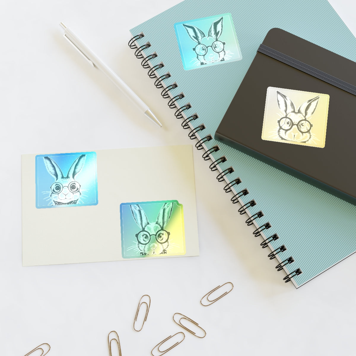 Smart Rabbit Family Sticker Sheets