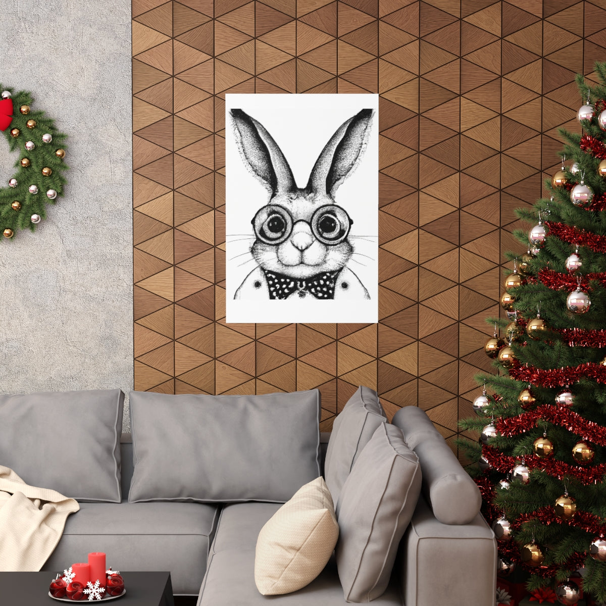 Smart Rabbit Family Premium Matte Vertical Posters