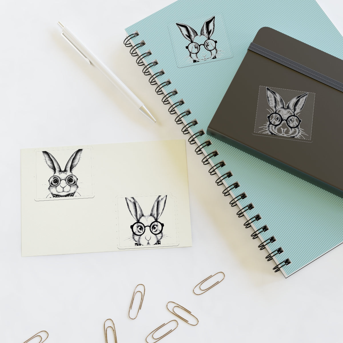 Smart Rabbit Family Sticker Sheets